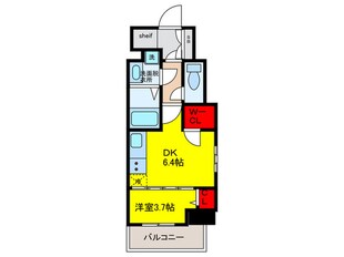 ジオエント新町の物件間取画像